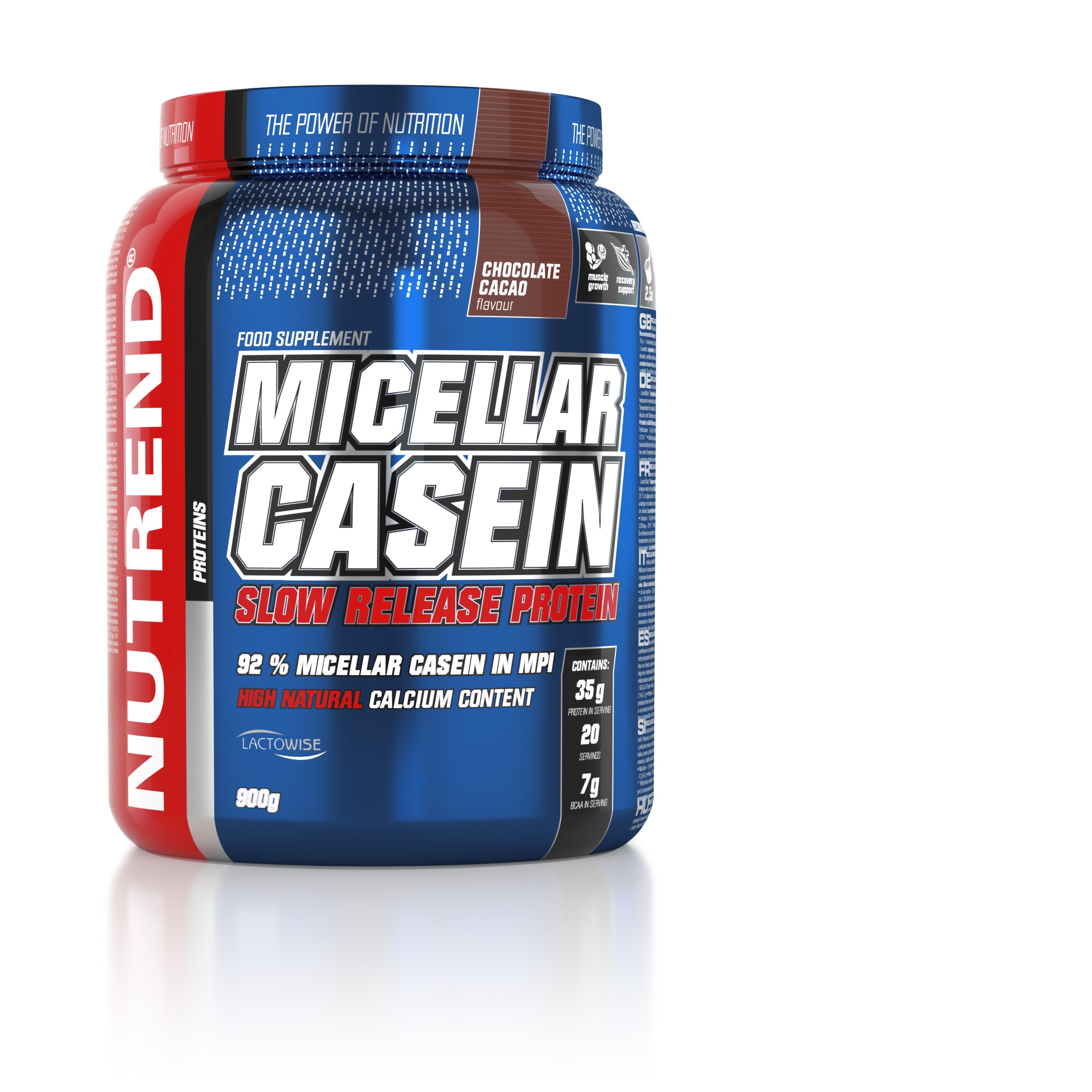 Caseina & Ou - Nutrend Micellar Casein 900g Ciocolata