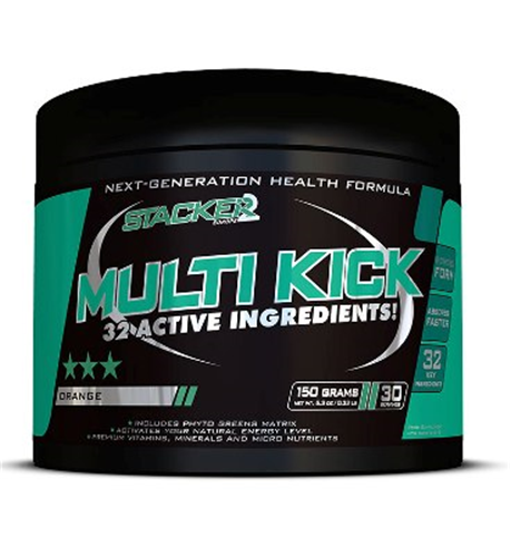 Vitamine & Minerale - Stacker2 Multi Kick 30 Serviri Orange, advancednutrition.ro