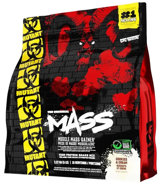 Masă Musculară & Carbohidrați - Mutant Mass 2270g Cookies & Cream, advancednutrition.ro