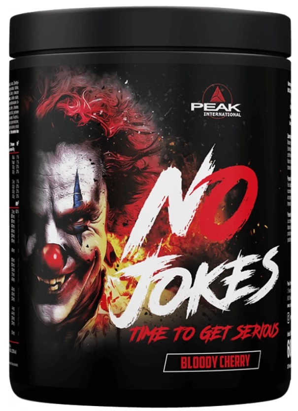 Energie & N.O. (oxid nitric)  - No Jokes Peak 30 Serviri Bloody Cherry 600g, advancednutrition.ro