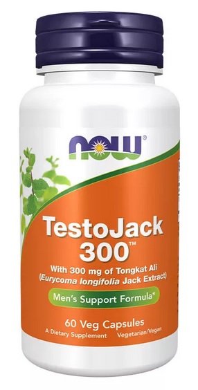 Stimulatoare - Now Food TestoJack 300™ - 60 Capsule