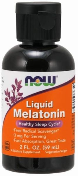 Stimulatoare - Now Foods Liquid Melatonin 59ml, advancednutrition.ro