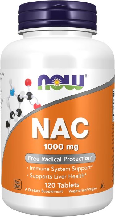 Antioxidanti - NOW Foods NAC 1000 mg 120Tablete