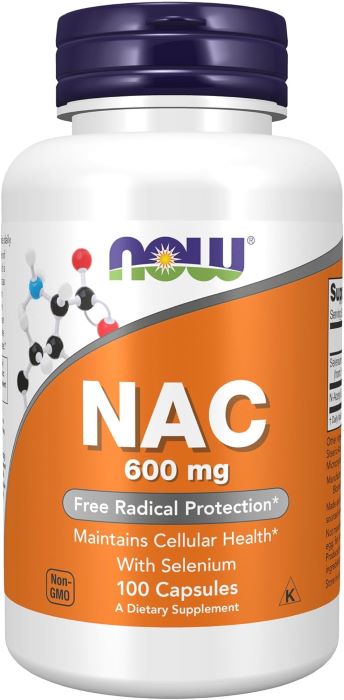 Antioxidanti - Now Foods NAC 600 mg with Selenium 100 VegCaps