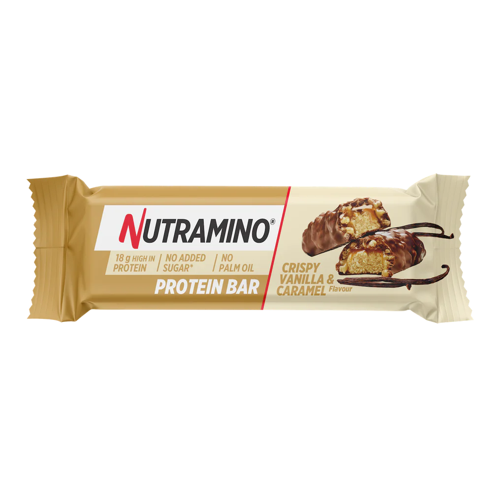Batoane & Shake-uri - Nutramino Bar 4 Batoane x 55g Crispy Vanilla Caramel, advancednutrition.ro