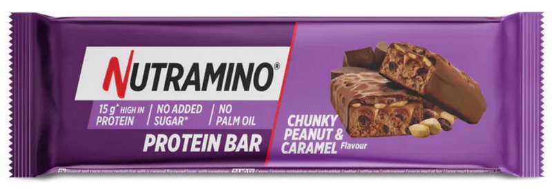 Batoane & Shake-uri - Nutramino Bar 55g Chunky Peanut Caramel