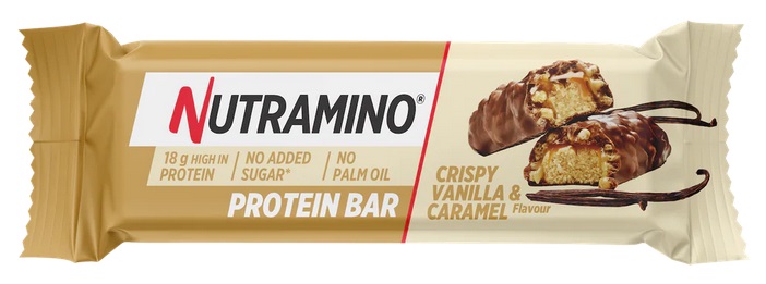 Batoane & Shake-uri - Nutramino Bar 55g Crispy Vanilla Caramel