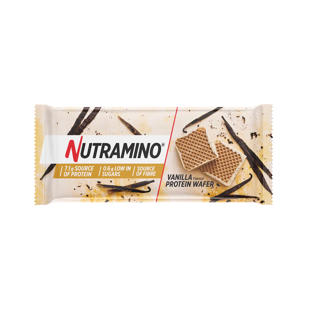 Batoane & Shake-uri - Nutramino Wafer Nutra-go 4 Napolitane x 39g Vanilla choco, advancednutrition.ro