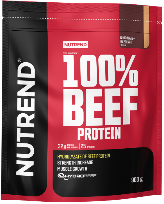 Beef Protein - Nutrend 100% Beef Protein 900g Chocolate & Hazelnut, advancednutrition.ro