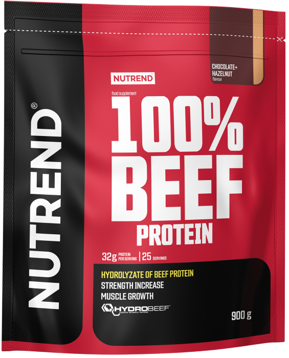 Beef Protein - Nutrend 100% Beef Protein 900g Chocolate & Hazelnut