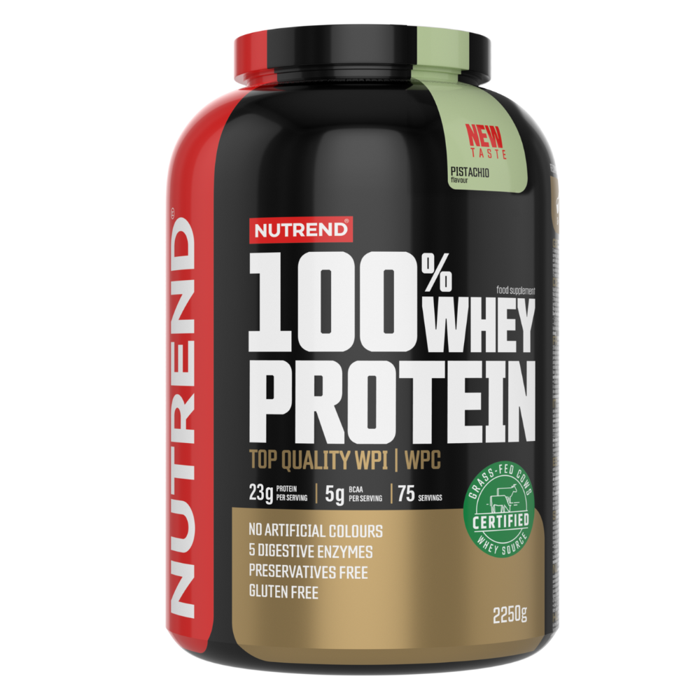 Whey & Izolat - Nutrend 100% Whey Protein 2250g Fistic, advancednutrition.ro