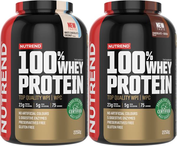 Whey & Izolat - Nutrend 100% Whey Protein 4.5kg Ciocolata