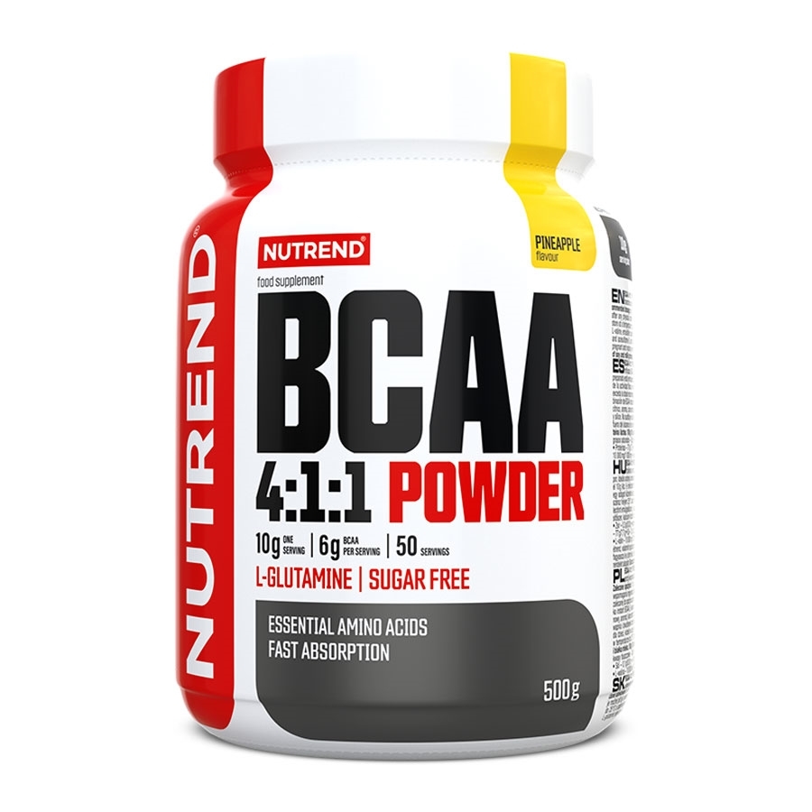 BCAA - Nutrend BCAA 4:1:1 POWDER 1000G Orange, advancednutrition.ro