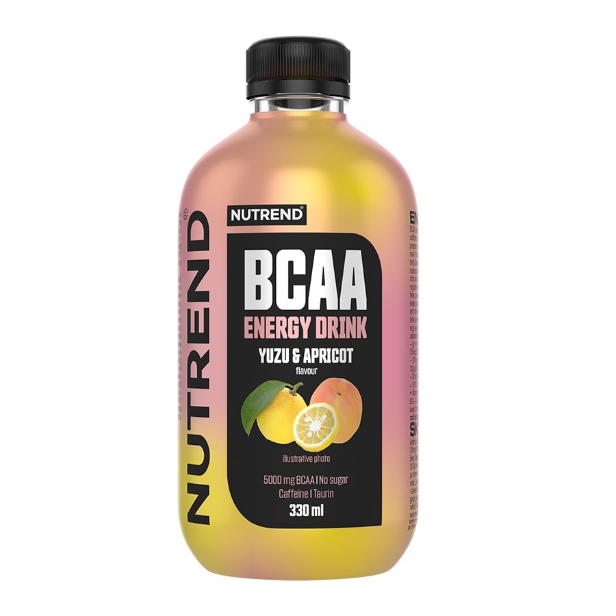 BCAA - Nutrend BCAA Energy Drink 330ml Yuzu Apricot(Caise), advancednutrition.ro