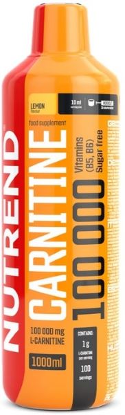 L-Carnitina - Nutrend Carnitine 100000 - 1000ml Lemon