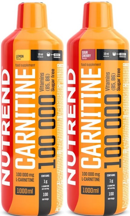 L-Carnitina - Nutrend Carnitine 100000 - 2x 1000ml Orange, advancednutrition.ro