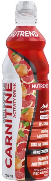 L-Carnitina - Nutrend Carnitine Activity Drink 750ml Portocale Rosii