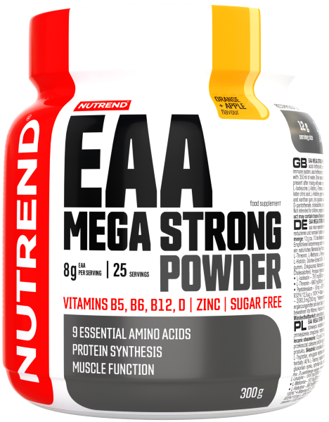 EAA Aminoacizi Esentiali - NUTREND EAA Mega Strong Powder 300g Orange Apple, https:0769429911.websales.ro