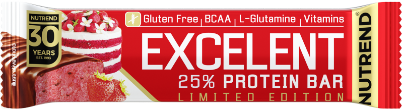 Batoane & Shake-uri - Nutrend Excelent Protein Bar 85g Strawberry Cake, https:0769429911.websales.ro