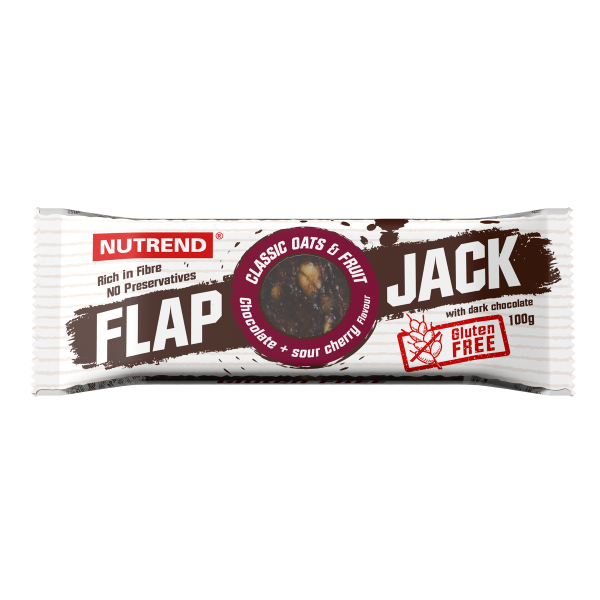 Batoane & Shake-uri - Nutrend FLAPJACK 100g Chocolate Sour cherry With Dark Chocolate, https:0769429911.websales.ro