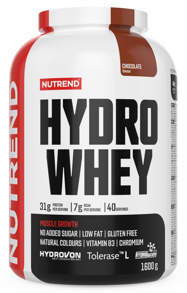 HydroWhey - Nutrend HYDRO WHEY 1.6kg Ciocolata, advancednutrition.ro