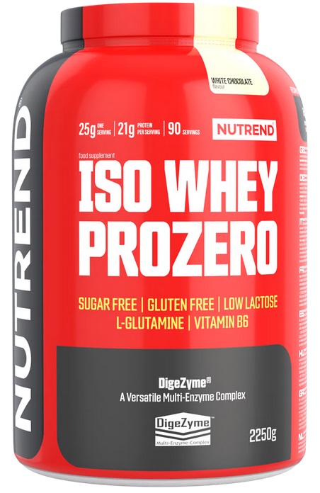 Whey & Izolat - Nutrend Iso Whey Prozero 2.25Kg White chocolate, advancednutrition.ro