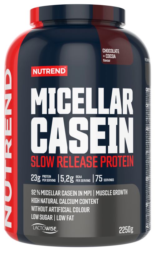 Concentrate Proteice - Nutrend MICELLAR CASEIN 2250g Vanilie, advancednutrition.ro
