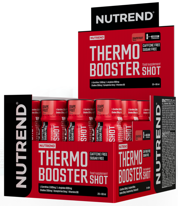Termogenice - Nutrend Thermobooster Shot 20x 60ml Grepfrut, advancednutrition.ro