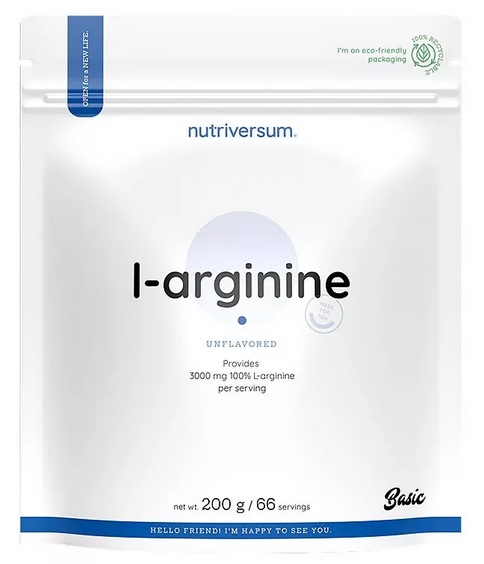 Arginina - Nutriversum L-Arginine 200g, advancednutrition.ro