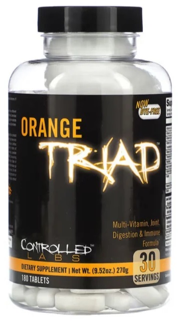 Vitamine cu Minerale - Orange Triad 180 Tablete Controlled Labs, advancednutrition.ro