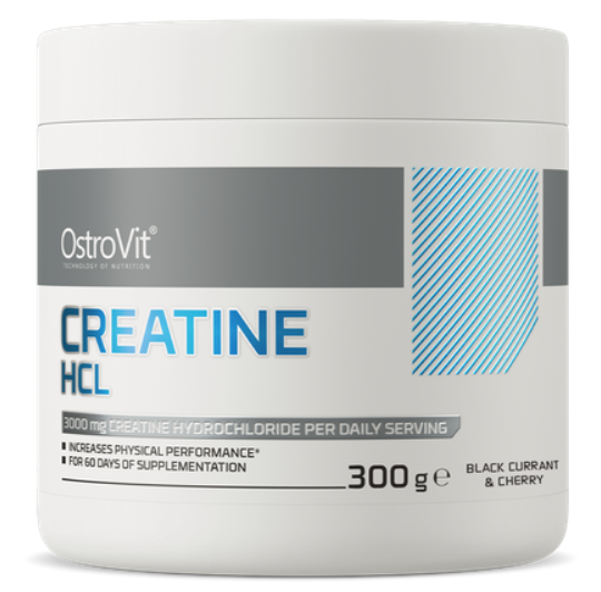 Creatina - OstroVit Creatine HCL 300g Black Currant Cherry, advancednutrition.ro