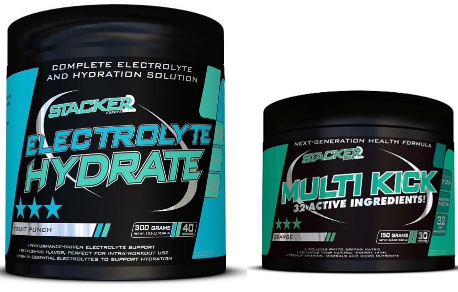 Pachete Promotionale - Pachet vitaminizare și hidratare Stacker2 Fruit Punch, advancednutrition.ro