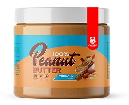 Gustari proteice & Sosuri - Peanut Butter 100% - 500g Crunchy Cheat Meal, advancednutrition.ro