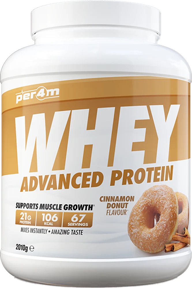 Whey & Izolat - PER4M Whey Protein 2010g Cinnamon Donut, advancednutrition.ro