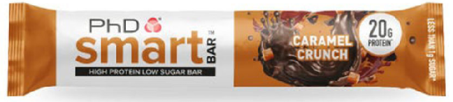 Batoane & Shake-uri - PhD Smart Bar 64g Caramel Crunch