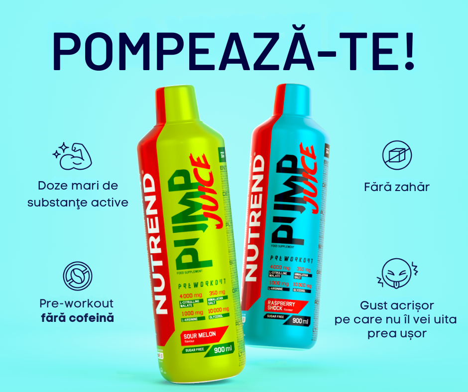 Pre-Workout Pump Juice 900ml Nutrend Sour Melon (Pepene Rosu), [2],advancednutrition.ro