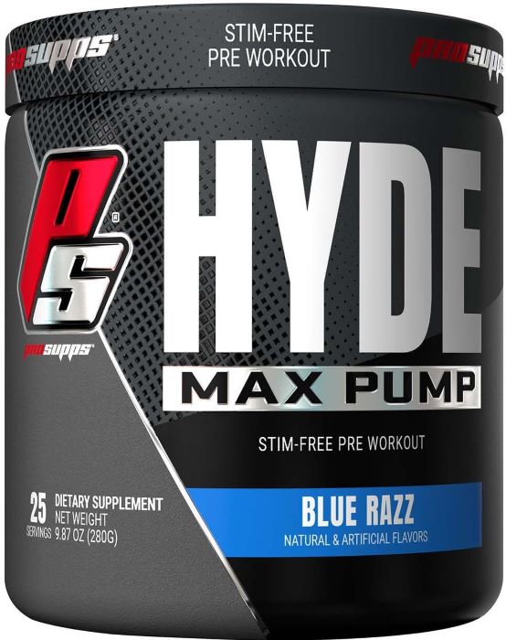 Fara Cofeina - Pro Supps Hyde Max Pump 280g Fruit Punch, advancednutrition.ro