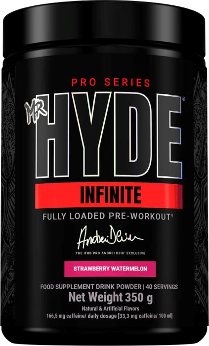Energie & N.O. (oxid nitric)  - ProSupps Mr Hyde Pro Series Infinite 40 Serviri Capsuni Pepene 350g, advancednutrition.ro