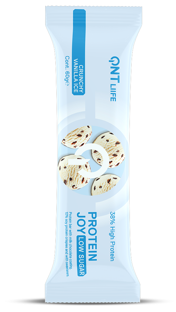 Batoane & Shake-uri - QNT Protein Joy Bar 60g Vanilla Crisp, advancednutrition.ro