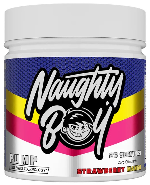 Fara Cofeina - Pump 400g Naughty Boy Strawberry Mango, advancednutrition.ro