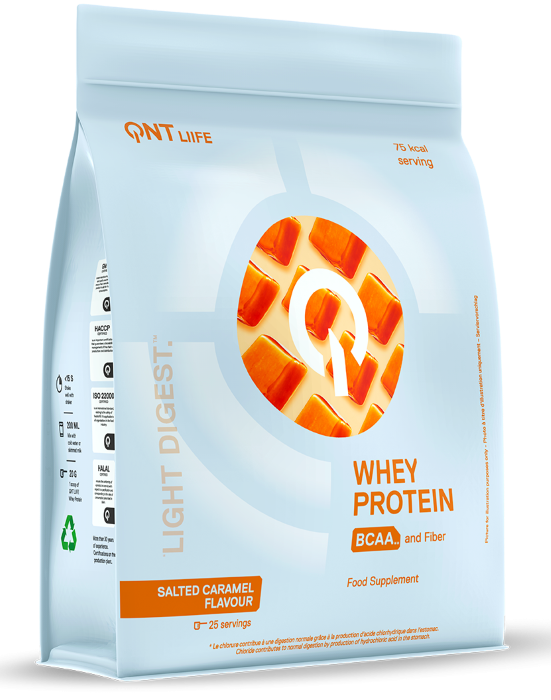 Whey & Izolat - QNT LIGHT DIGEST WHEY PROTEIN 500g Caramel Sarat, advancednutrition.ro