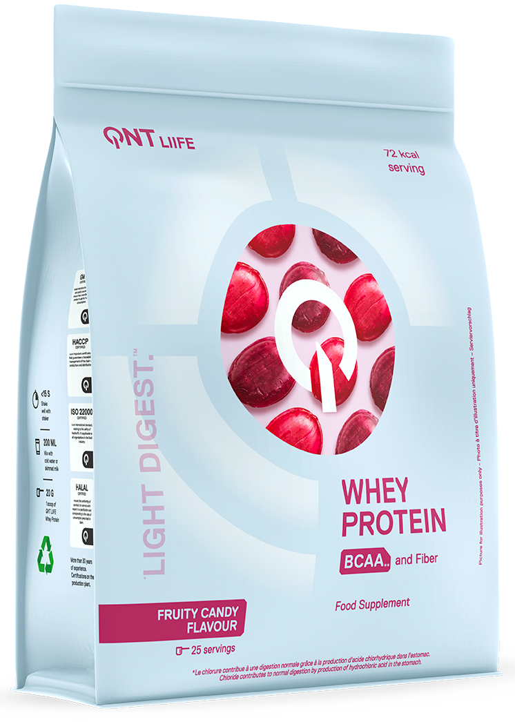 Whey & Izolat - QNT LIGHT DIGEST WHEY PROTEIN 500g Fruity Candy