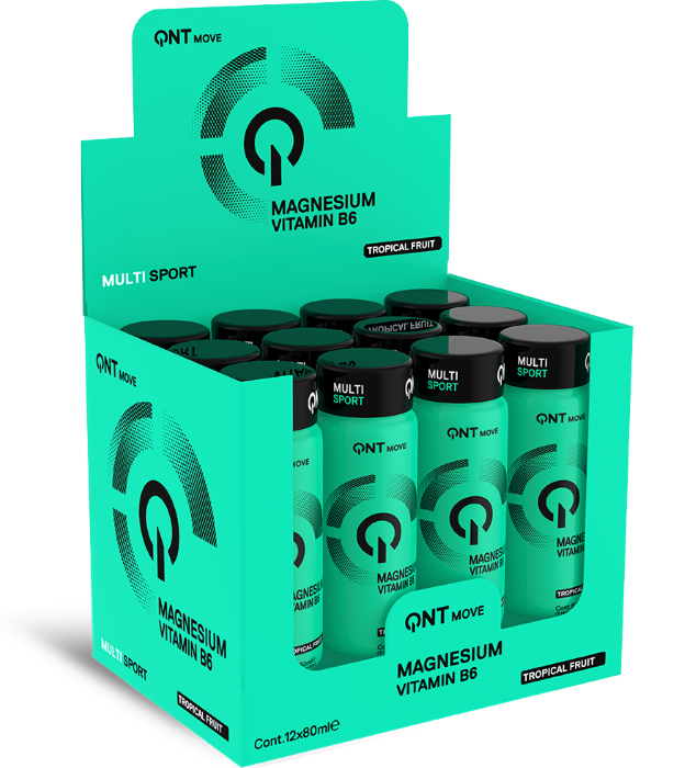 Zinc Magneziu & Multi Minerale - Magnesium Sport Tropical fruit 12 x 80ml QNT, advancednutrition.ro