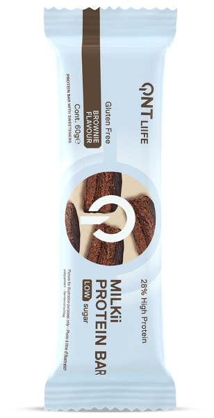 Batoane & Shake-uri - QNT Milkii Protein Bar 60g Brownie, advancednutrition.ro