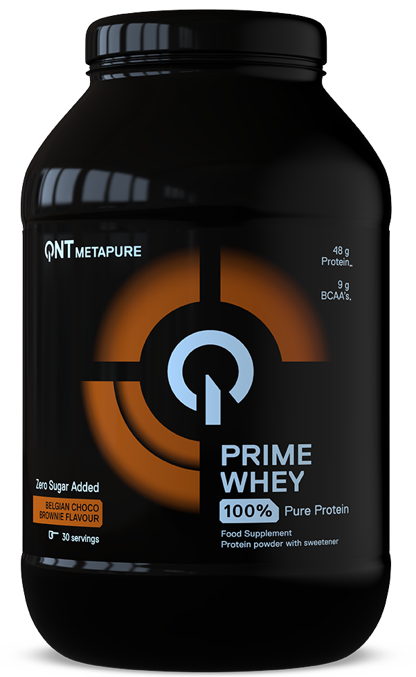 Whey & Izolat - QNT Prime Whey Protein 908g Belgian Choco Brownie