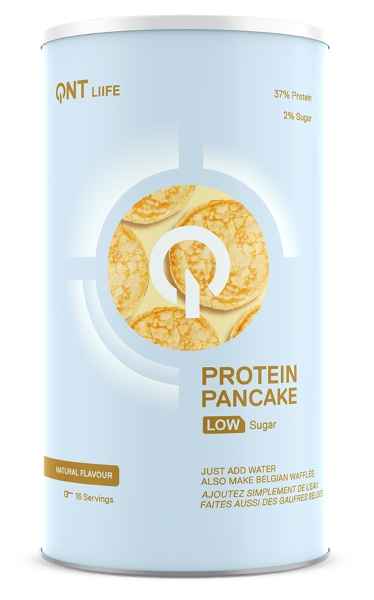 Gustari proteice & Sosuri - QNT Protein Pancake Low Sugar 500g Fara Aroma