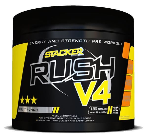 Energie & N.O. - RUSH V4 - 180gr (30 serviri) Stacker2 Fruit Punch