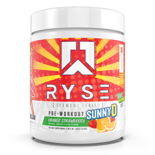 Energie & N.O. - RYSE Pre Workout Element Series Orange Strawberry 340g, advancednutrition.ro