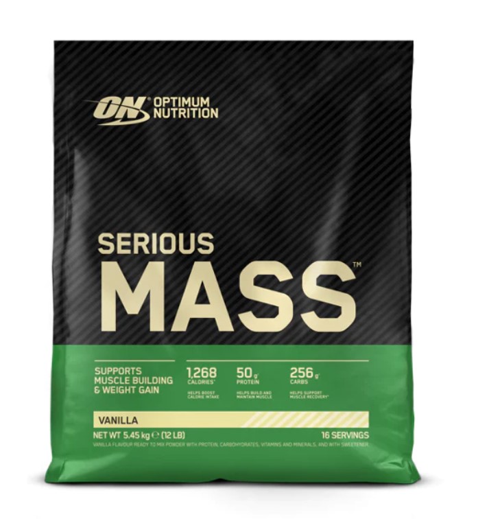 Masă Musculară & Carbohidrați - Serious Mass 5.4Kg Vanilie Optimum Nutrition, advancednutrition.ro