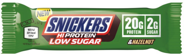 Batoane & Shake-uri - Snickers Hi Protein LowSugar Hazelnut 57g Mars